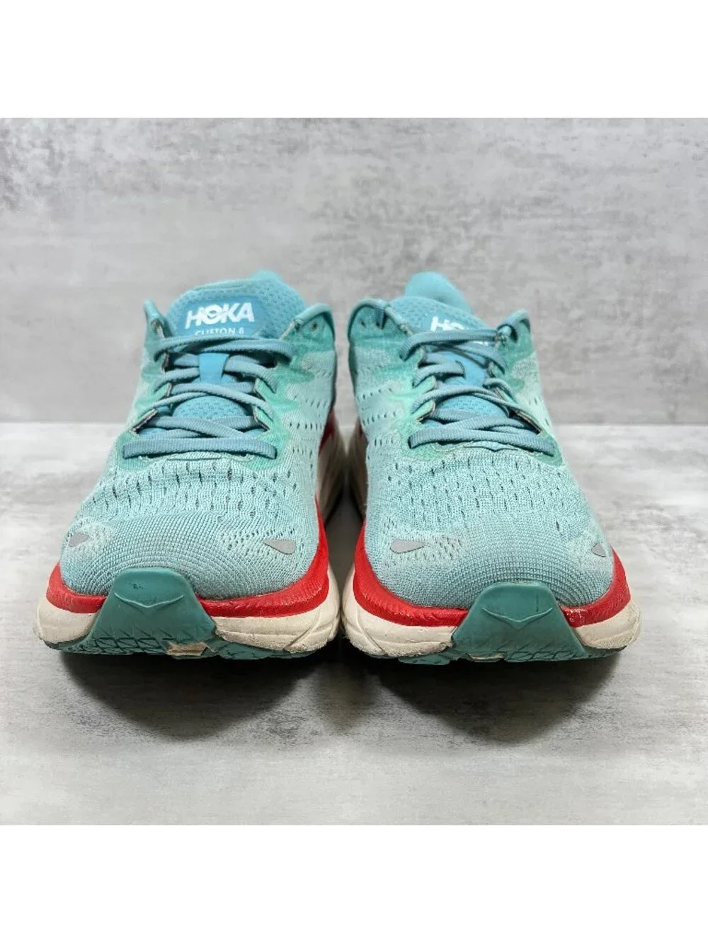 Hoka One One Clifton 8 Running Shoes - Women's Size 9 - Green T